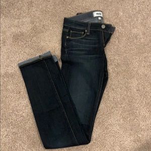 Size 25 straight leg Paige denim jeans